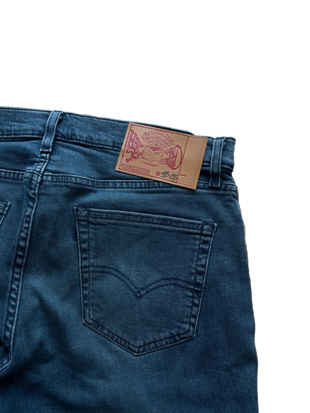 Antracite cement flare jeans