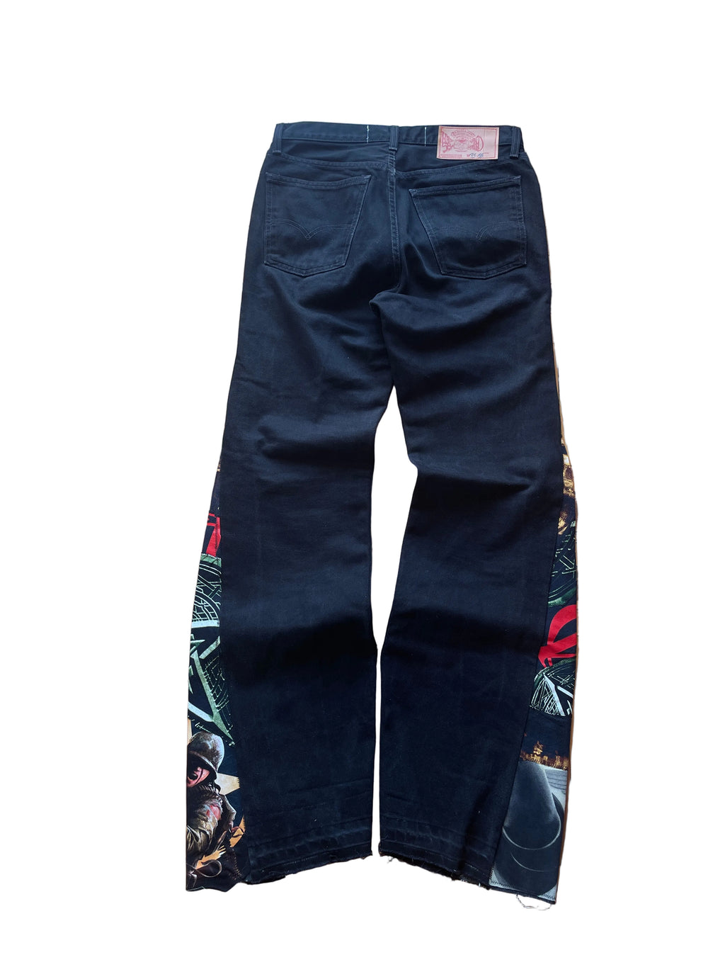 Masonic black flare jeans V3