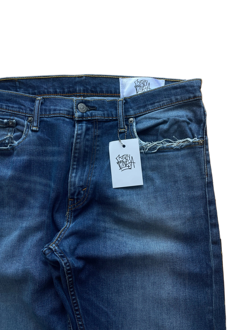 Violet skulls flare jeans