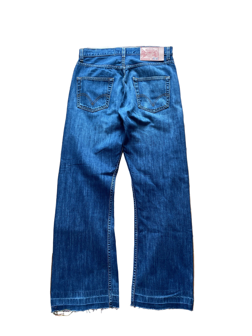 Neon anime flare jeans