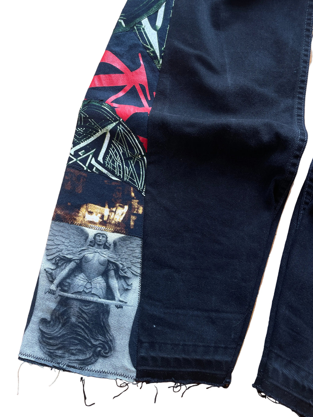 Masonic black flare jeans V3