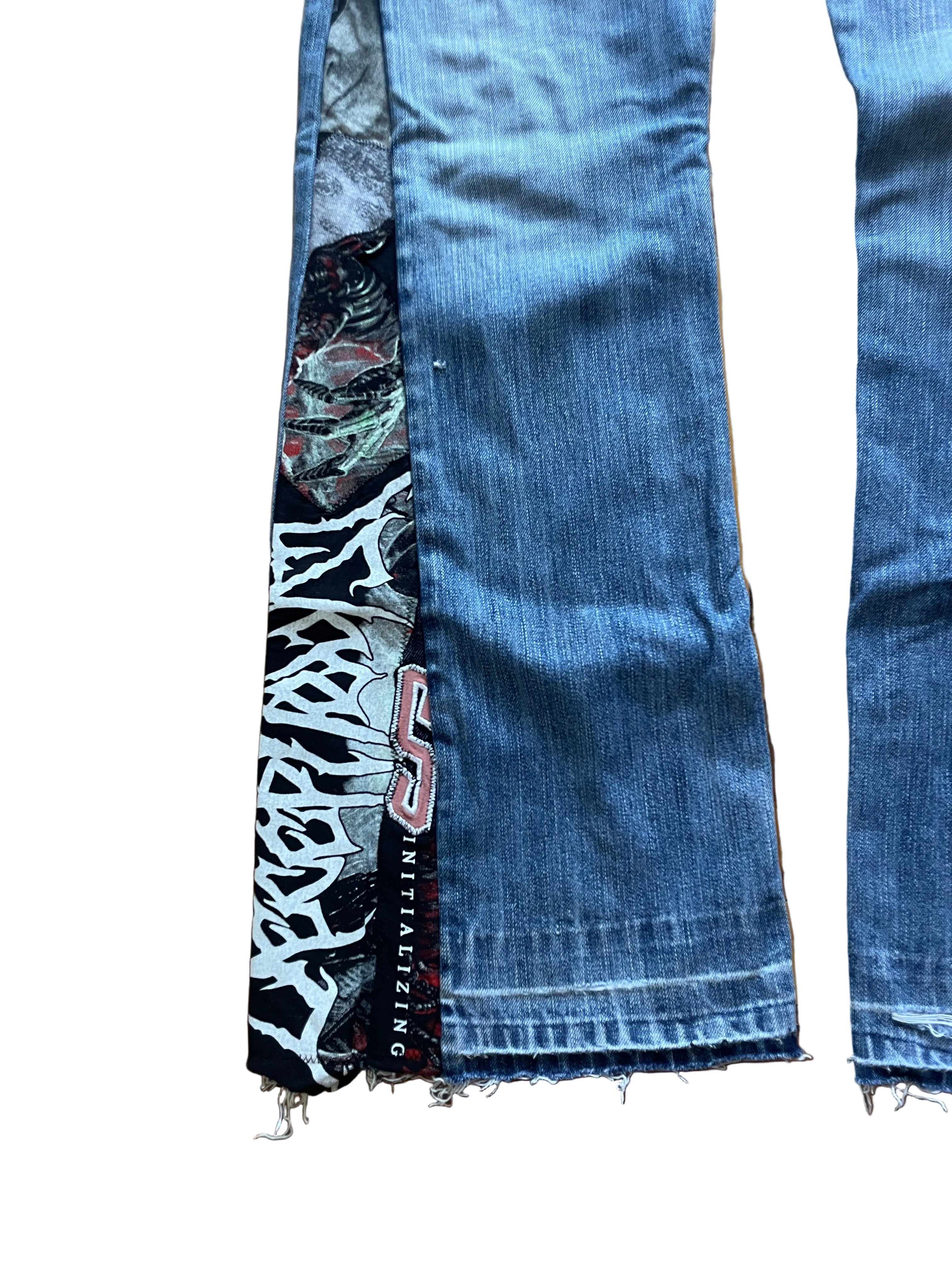Light Anarchy flare jeans