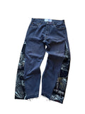 Dark samurai flare jeans V3