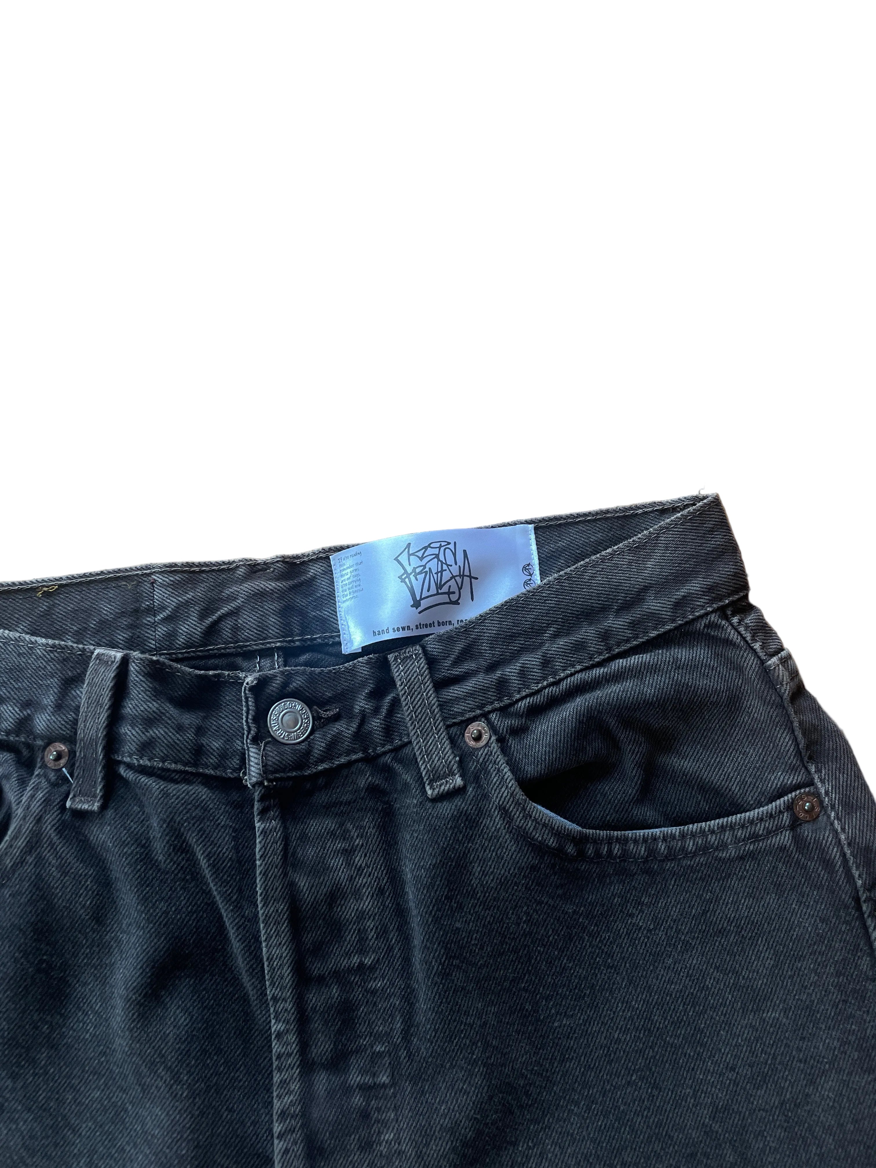 Cacao flare wide jorts