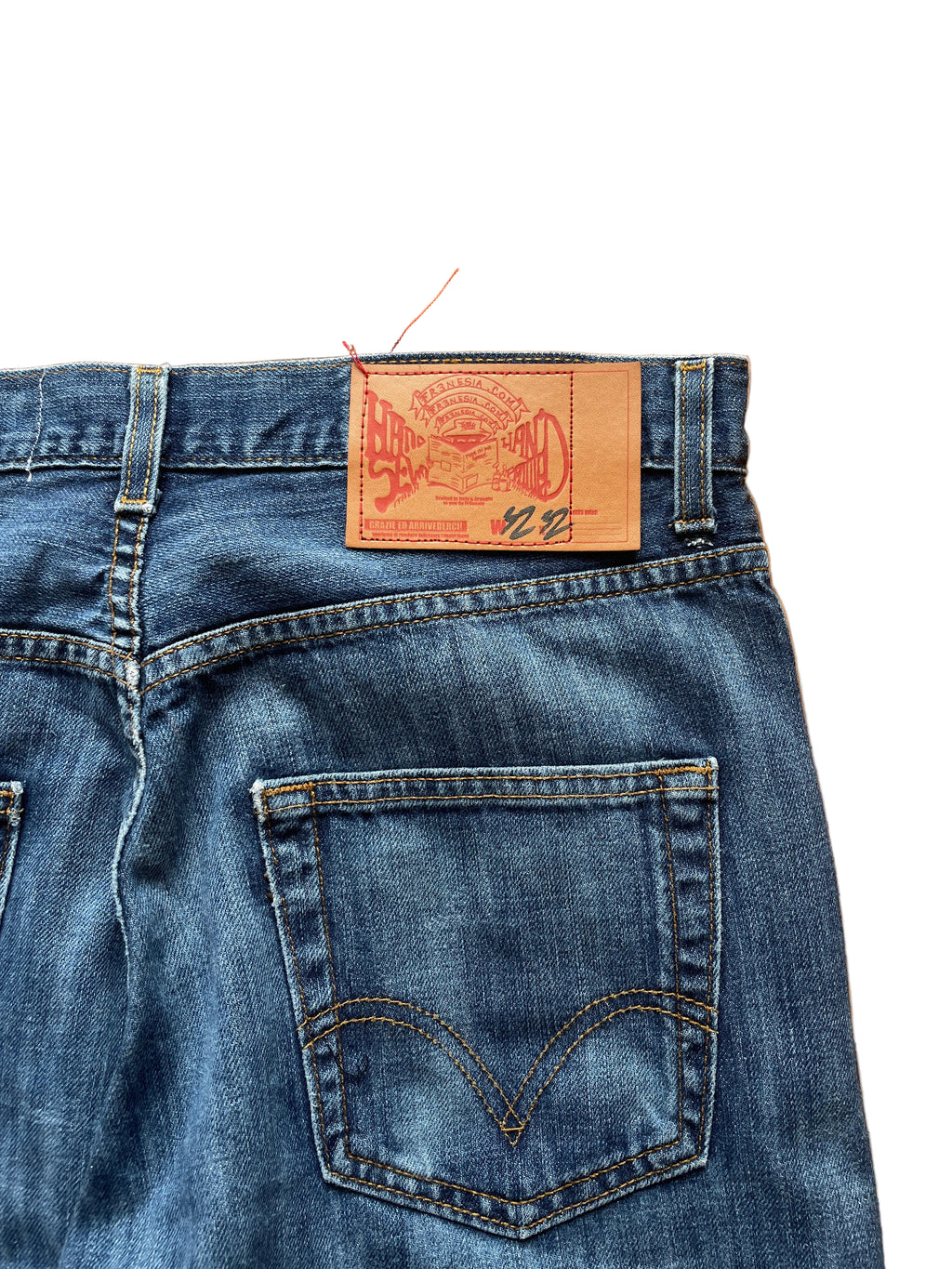 Neon anime flare jeans