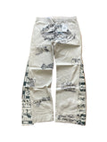Cairo pyramid flare chinos