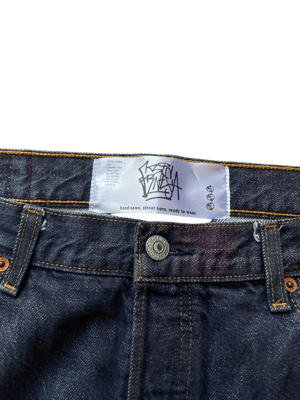 Dark samurai flare jeans V3
