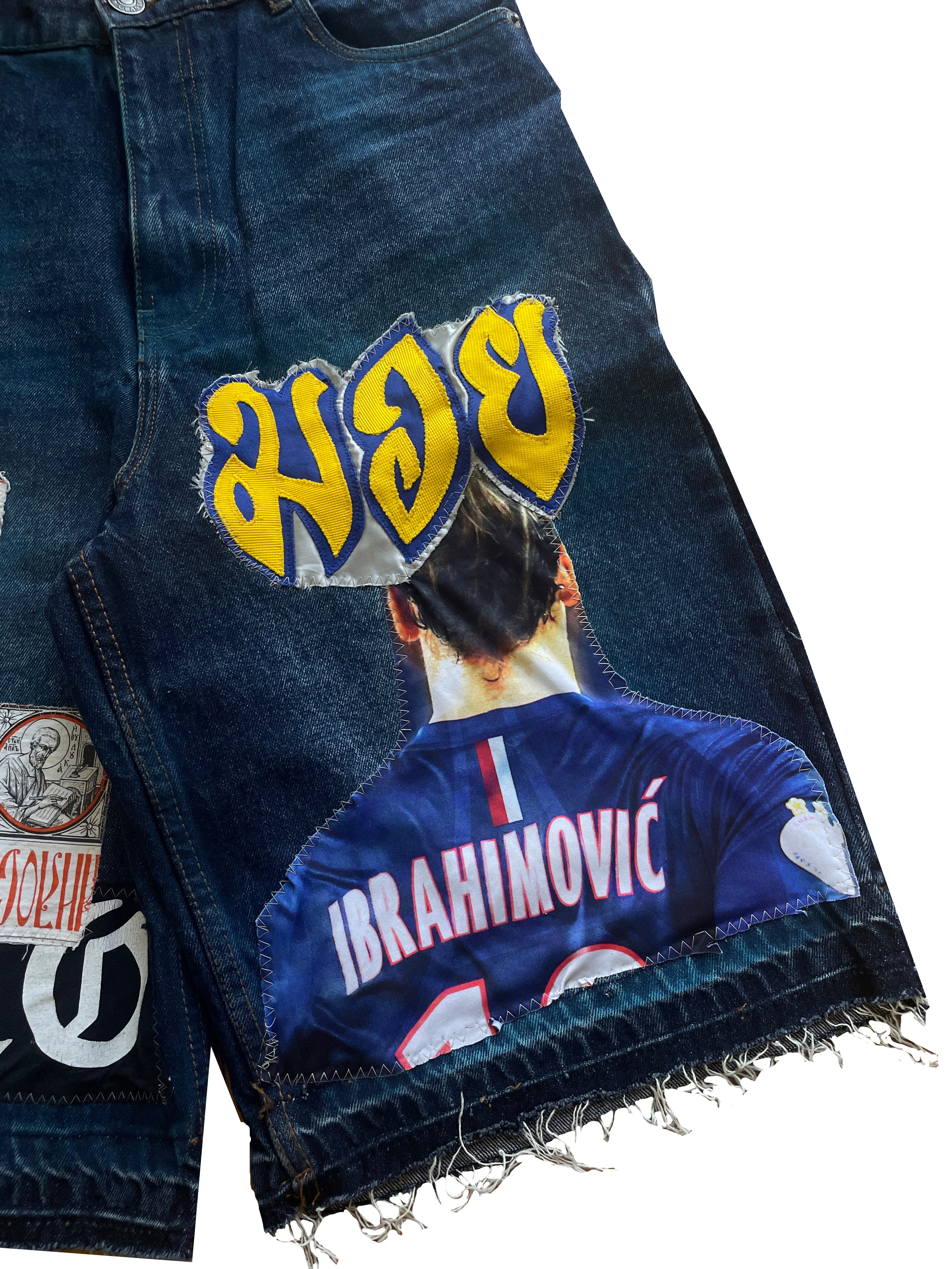Ibra denim wide jorts