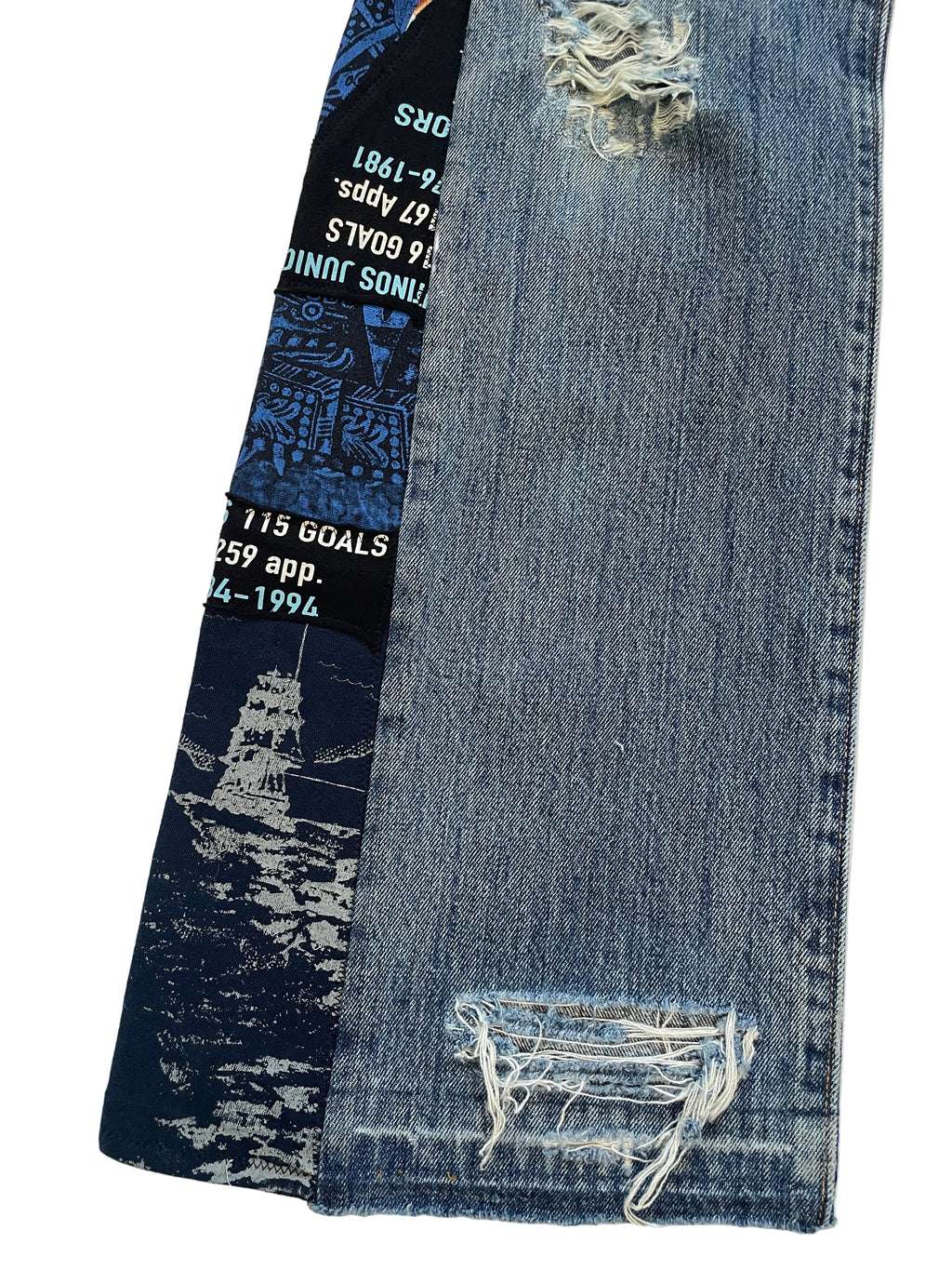 Sailor blue flare jeans