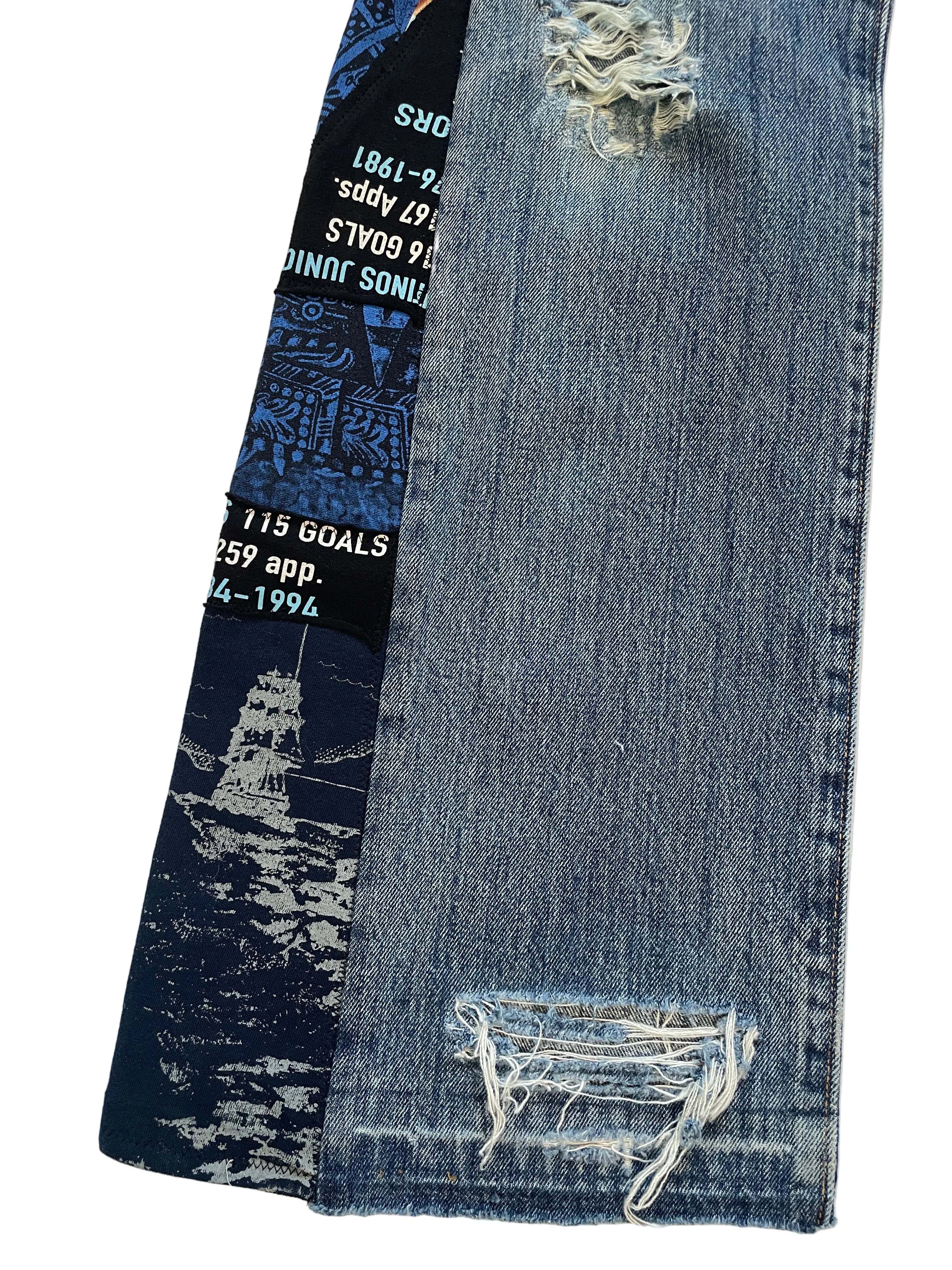 Sailor blue flare jeans