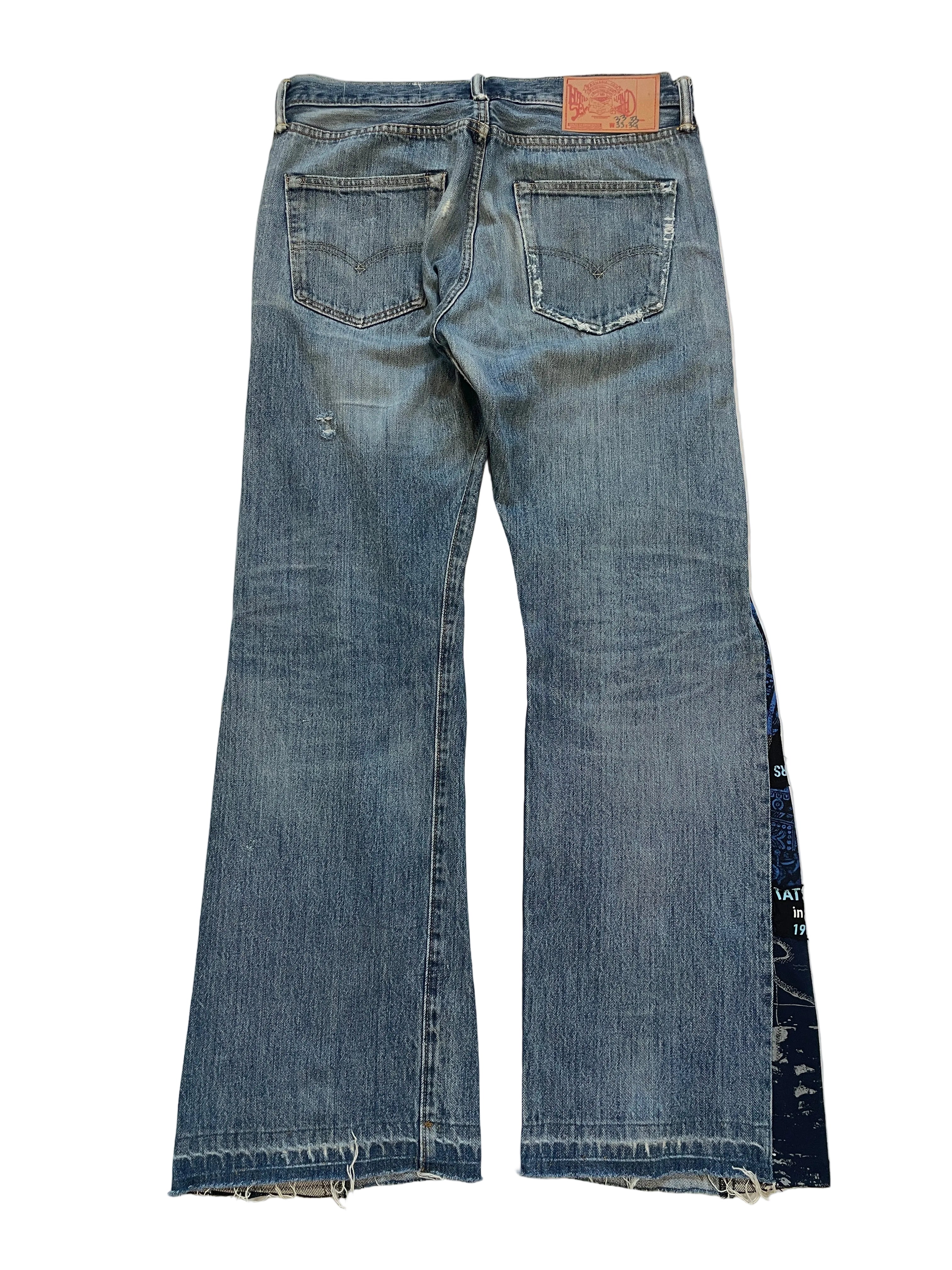 Sailor blue flare jeans