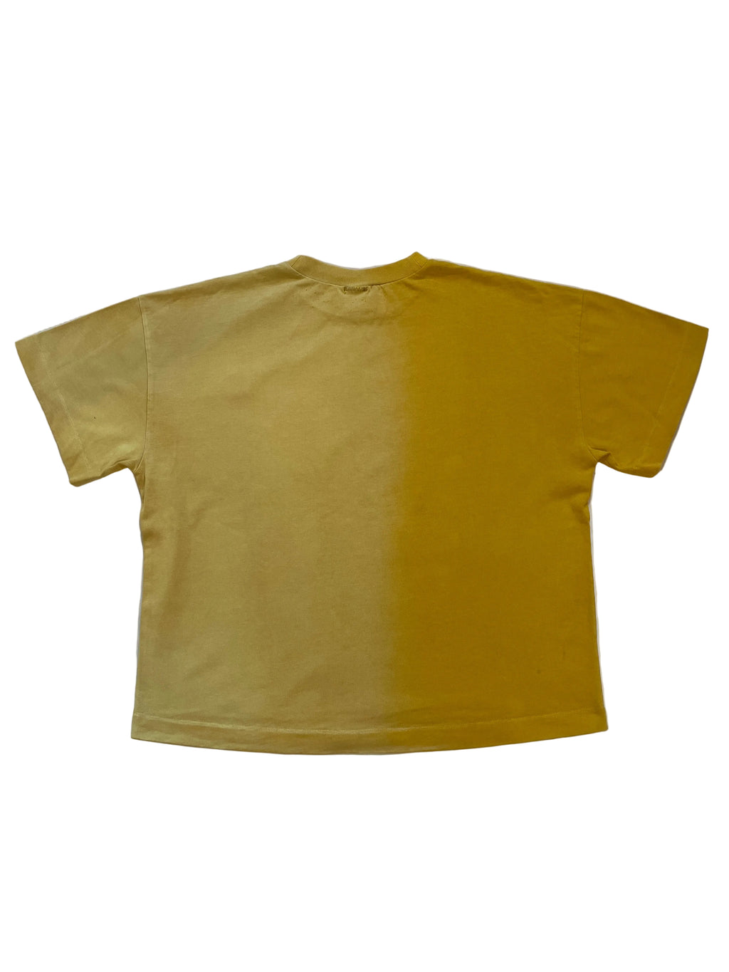 Yellow faded graffiti tshirt