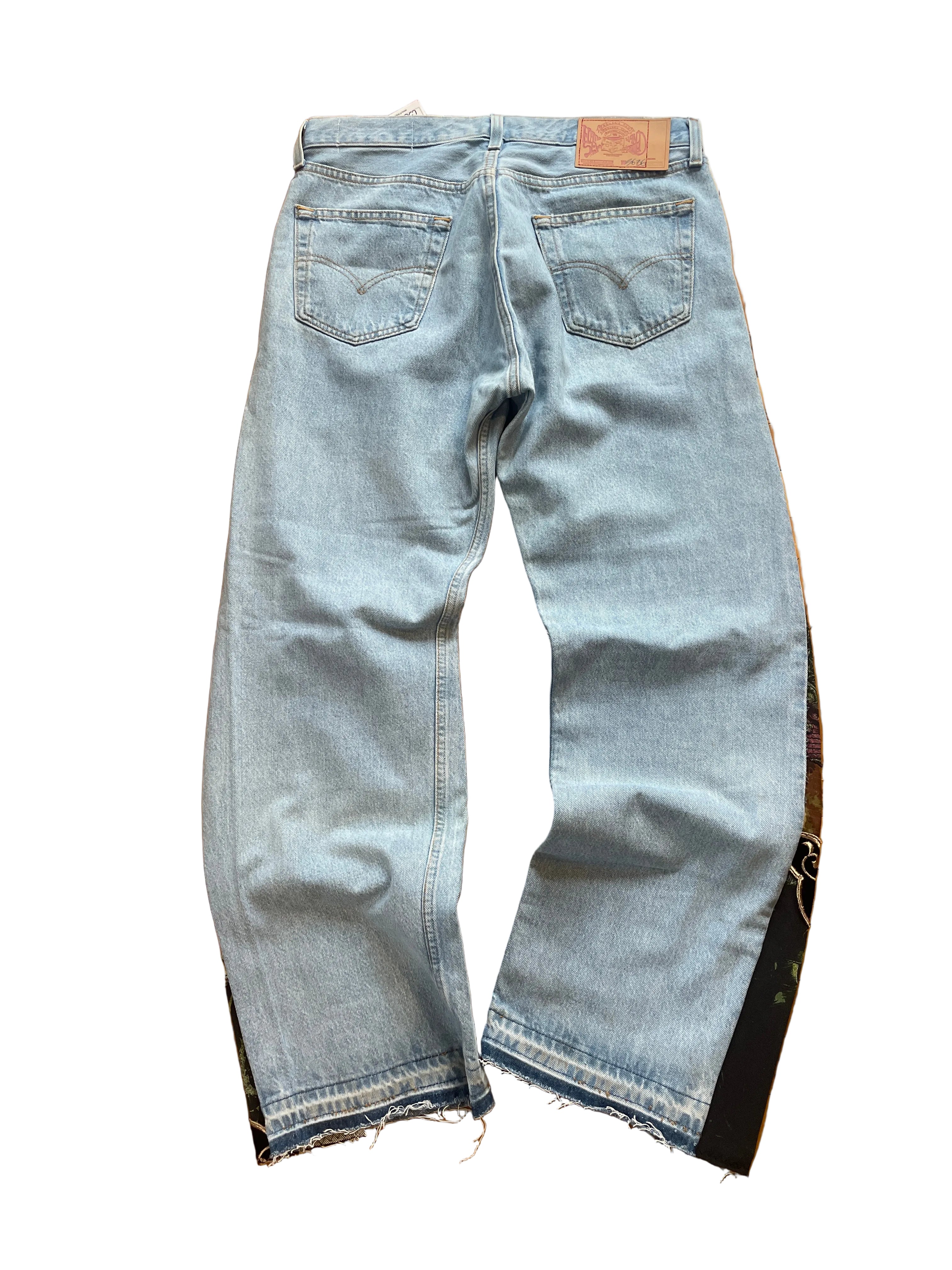 Tupac oriental flare jeans