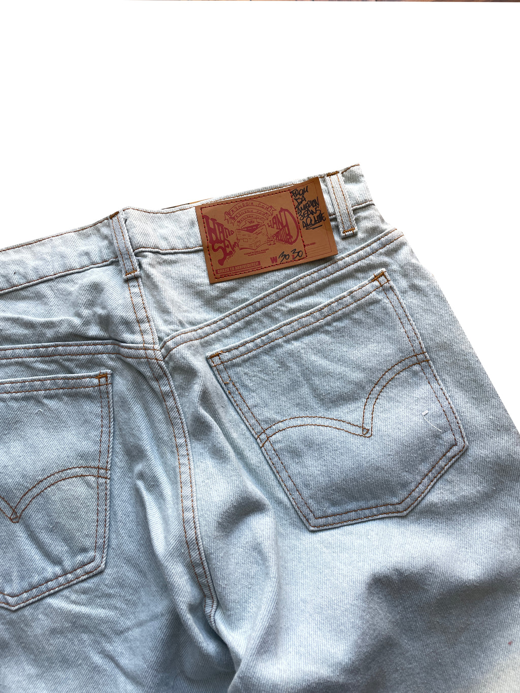 Los Santos bleach flare jeans