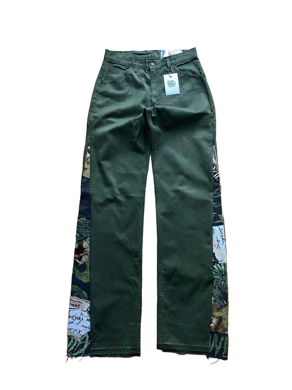Pine Evergreen flare jeans