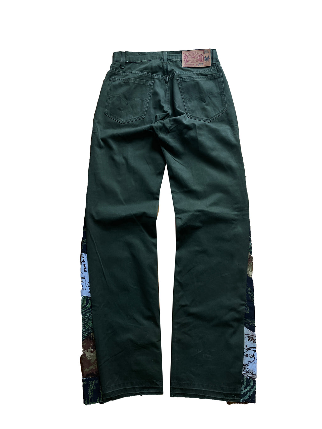 Pine Evergreen flare jeans