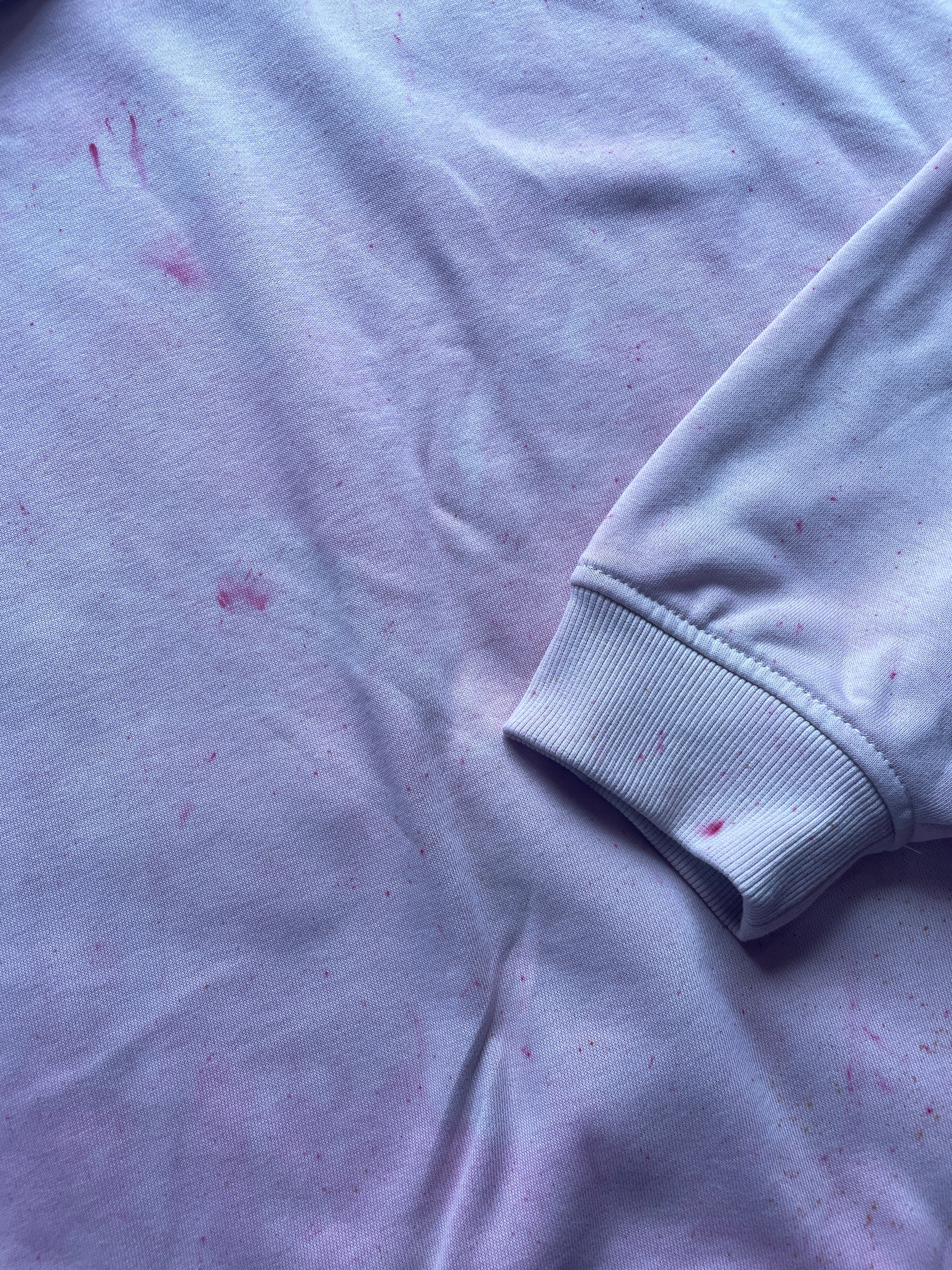 Super wide lightweight pink zip hoodie