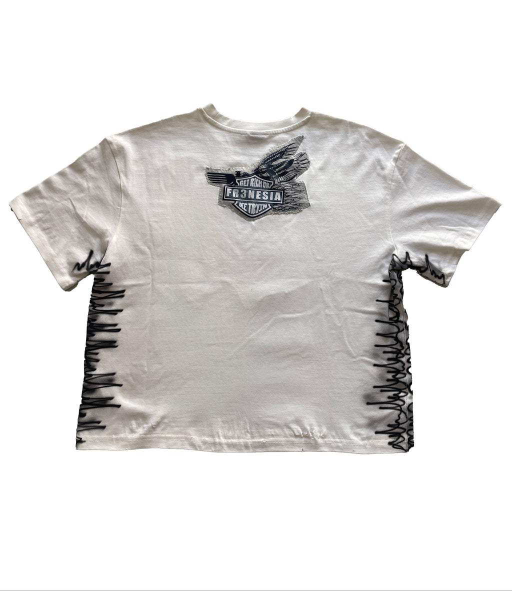 Legacy ss25 Graffiti crop tshirt