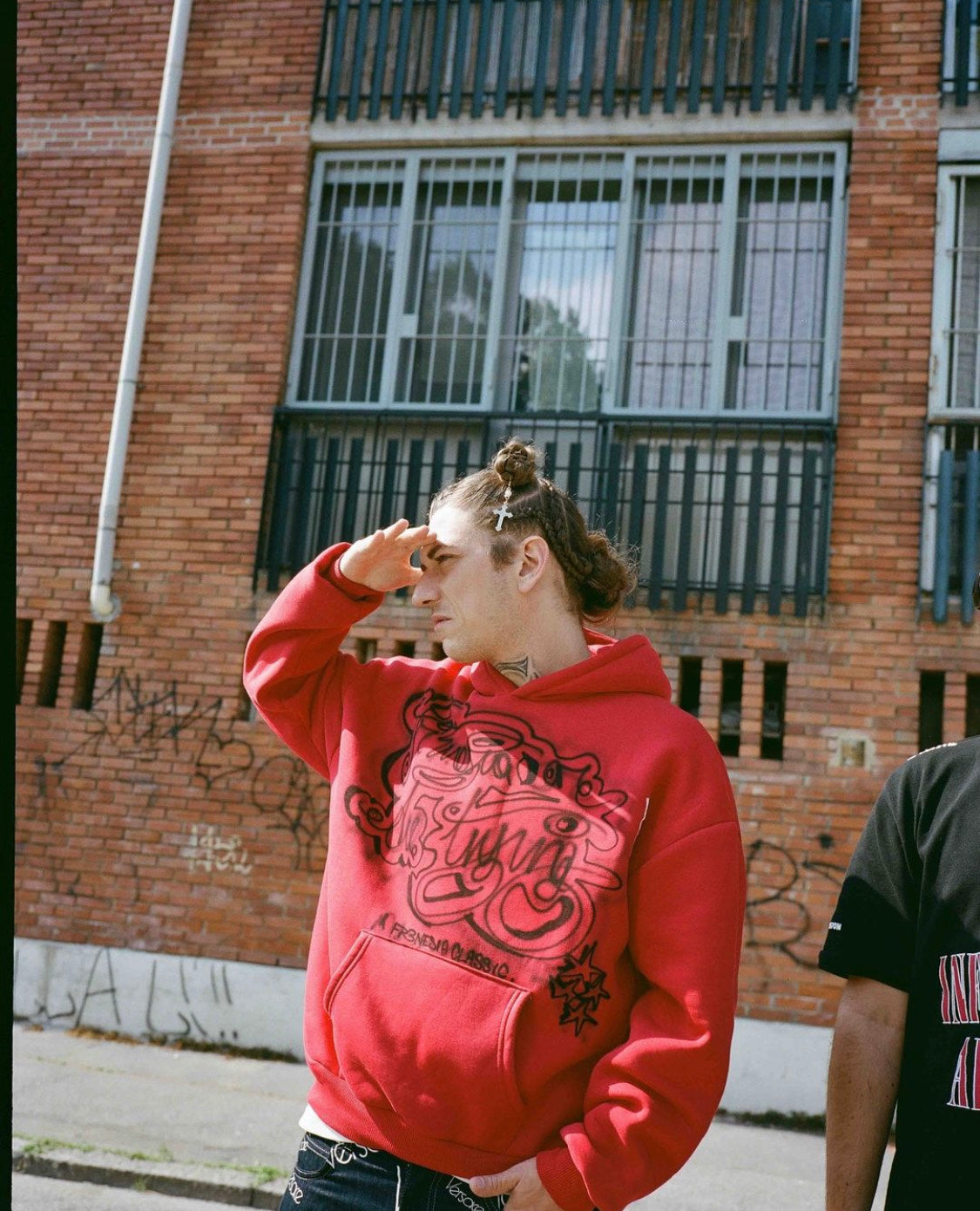 Fr3nesia or die tryin graffiti hoodie